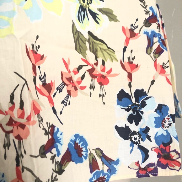 Floral Cream Yellow Bell Sleeve Top - Picture 6 of 9